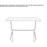 Rectangular walnut table Buhovo