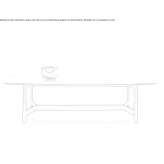 Rectangular marble table Ryman