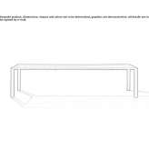 Rectangular walnut table Katsdorf