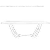 Rectangular dining table Pastena