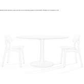 Round wooden table Chamula