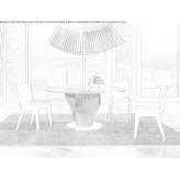 Round table with concrete base for 3D printing (UHCP). Florala