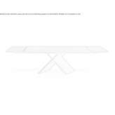 Extendable rectangular table Chaleins