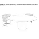 Round steel dining table Hornbach
