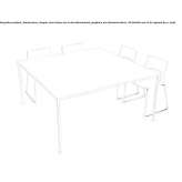 Square table Abstatt