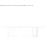 Rectangular dining table Perevoz