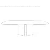 Rectangular wooden table Earith
