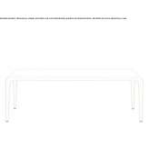 Extendable rectangular table Chacala