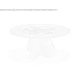 Round table with Lazy Susan Gueines