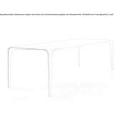 Cristalplant® rectangular table Vidnava