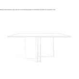 Square dining table Perevoz