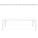 Extendable table made of solid wood Feltham