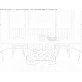 Rectangular table made of Calacatta Oro marble Acos