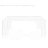 Rectangular table made of solid wood Zambana