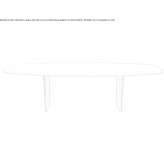 Rectangular glass table Pomarolo