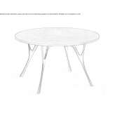 Round cement table Tenango