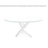 Round glass dining table Plopeni