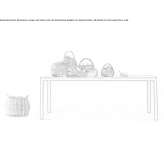 Rectangular table Leganiel