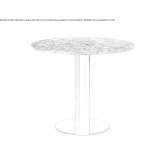 Round marble dining table Athboy