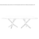 Rectangular glass dining table Plopeni
