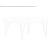 Round, multi-layered wooden table Remas