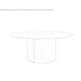 Marble dining table Perevoz