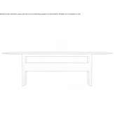 Rectangular oak dining table Fagagna