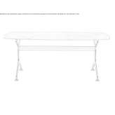Oval table made of wooden veneer Panka