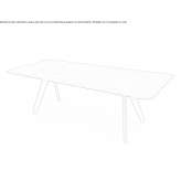 Wooden dining table Theresa