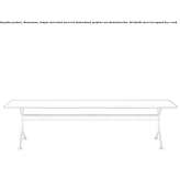 Rectangular table made of wooden veneer Panka