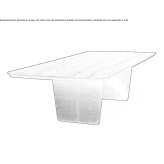 Rectangular table Mimico