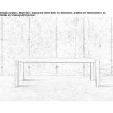 Rectangular table made of solid wood Vreshtas