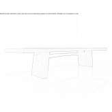 Wooden dining table Cordero