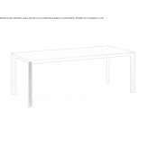 Extendable rectangular table Chavanod