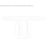 MDF dining table with metal base Alajuela