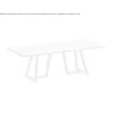 Rectangular table made of solid wood Zwiesel