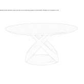 Round table made of solid wood Jayuya