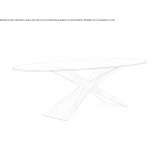 Baydur® oval table Baranoa