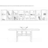 Extendable ash table Pietrisu