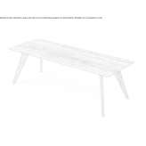 Rectangular oak table Soini