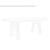 Dining table made of MDF Alajuela