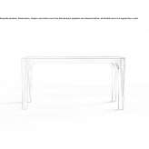 Solid wood table Paruro