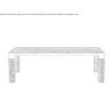 Rectangular marble dining table Sacanta