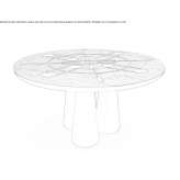 Marble and polyurethane table Quipile