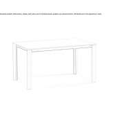 Rectangular ash table Bykivka