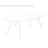 Rectangular crystal table Tataru