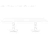 Rectangular wooden table Grunji