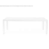 Rectangular wooden dining table Lenoir
