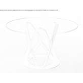 Round crystal table Skals