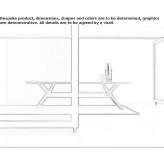 Rectangular wooden table Crepy
